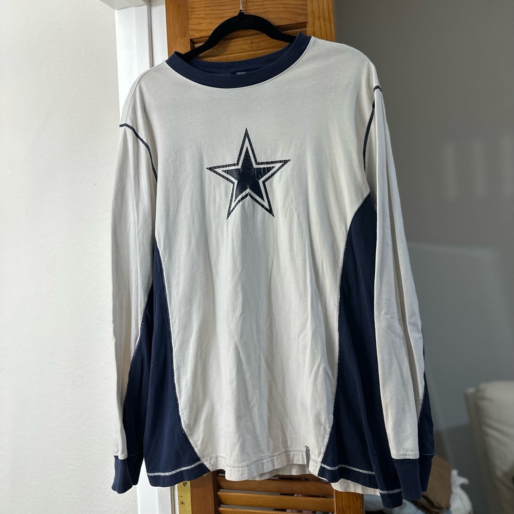 VINTAGE Dallas Cowboys REEBOK long sleeve shirt size medium